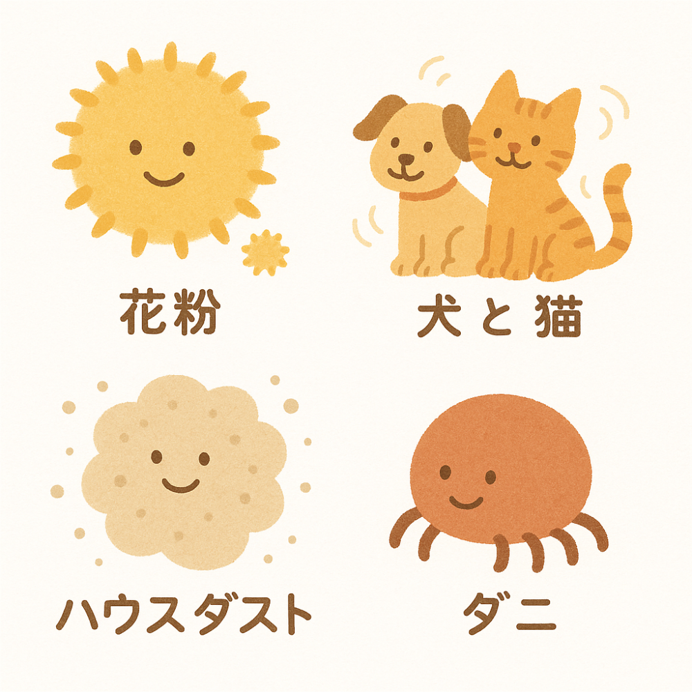 小児ぜんそくの発症のきっかけとなる原因一覧